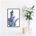 Picture of Navy Blue Eucalyptus I  _GroupedProduct_Rectangle_Portrait_Canvas_Framed_