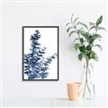 Picture of Navy Blue Eucalyptus I  _GroupedProduct_Rectangle_Portrait_Canvas_Framed_