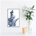 Picture of Navy Blue Eucalyptus I  _GroupedProduct_Rectangle_Portrait_Canvas_Framed_