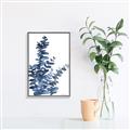 Picture of Navy Blue Eucalyptus I  _GroupedProduct_Rectangle_Portrait_Canvas_Framed_