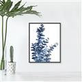 Picture of Navy Blue Eucalyptus I  _GroupedProduct_Rectangle_Portrait_Canvas_Framed_