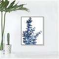 Picture of Navy Blue Eucalyptus I  _GroupedProduct_Rectangle_Portrait_Canvas_Framed_
