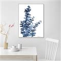 Picture of Navy Blue Eucalyptus I  _GroupedProduct_Rectangle_Portrait_Canvas_Framed_