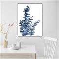 Picture of Navy Blue Eucalyptus I  _GroupedProduct_Rectangle_Portrait_Canvas_Framed_