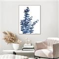 Picture of Navy Blue Eucalyptus I  _GroupedProduct_Rectangle_Portrait_Canvas_Framed_
