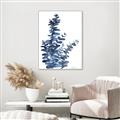 Picture of Navy Blue Eucalyptus I  _GroupedProduct_Rectangle_Portrait_Canvas_Framed_