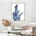 Picture of Navy Blue Eucalyptus I  _GroupedProduct_Rectangle_Portrait_Canvas_Framed_