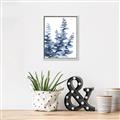 Picture of Navy Blue Eucalyptus II _GroupedProduct_Rectangle_Portrait_Canvas_Framed_