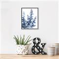 Picture of Navy Blue Eucalyptus II _GroupedProduct_Rectangle_Portrait_Canvas_Framed_