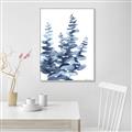 Picture of Navy Blue Eucalyptus II _GroupedProduct_Rectangle_Portrait_Canvas_Framed_