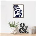 Picture of Blue Flower on White I _GroupedProduct_Rectangle_Portrait_Canvas_Framed_