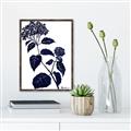 Picture of Blue Flower on White I _GroupedProduct_Rectangle_Portrait_Canvas_Framed_