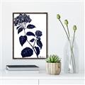 Picture of Blue Flower on White I _GroupedProduct_Rectangle_Portrait_Canvas_Framed_