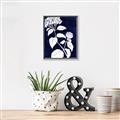 Picture of Flower on Blue II  _GroupedProduct_Rectangle_Portrait_Canvas_Framed_