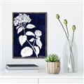 Picture of Flower on Blue II  _GroupedProduct_Rectangle_Portrait_Canvas_Framed_