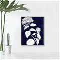 Picture of Flower on Blue II  _GroupedProduct_Rectangle_Portrait_Canvas_Framed_