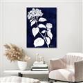 Picture of Flower on Blue II  _GroupedProduct_Rectangle_Portrait_Canvas_Framed_