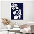 Picture of Flower on Blue II  _GroupedProduct_Rectangle_Portrait_Canvas_Framed_
