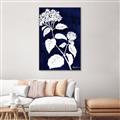 Picture of Flower on Blue II  _GroupedProduct_Rectangle_Portrait_Canvas_Framed_