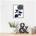 Picture of Blue Flower on White II  _GroupedProduct_Rectangle_Portrait_Canvas_Framed_