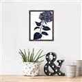 Picture of Blue Flower on White II  _GroupedProduct_Rectangle_Portrait_Canvas_Framed_