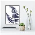 Picture of Fern on white  II _GroupedProduct_Rectangle_Portrait_Canvas_Framed_
