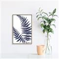 Picture of Fern on white  II _GroupedProduct_Rectangle_Portrait_Canvas_Framed_