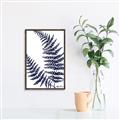Picture of Fern on white  II _GroupedProduct_Rectangle_Portrait_Canvas_Framed_