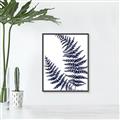 Picture of Fern on white  II _GroupedProduct_Rectangle_Portrait_Canvas_Framed_