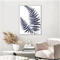 Picture of Fern on white  II _GroupedProduct_Rectangle_Portrait_Canvas_Framed_