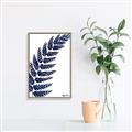 Picture of Fern on white I _GroupedProduct_Rectangle_Portrait_Canvas_Framed_
