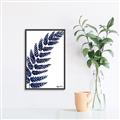 Picture of Fern on white I _GroupedProduct_Rectangle_Portrait_Canvas_Framed_