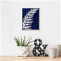 Picture of Fern on blue I  _GroupedProduct_Rectangle_Portrait_Canvas_Framed_
