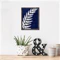 Picture of Fern on blue I  _GroupedProduct_Rectangle_Portrait_Canvas_Framed_