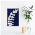 Picture of Fern on blue I  _GroupedProduct_Rectangle_Portrait_Canvas_Framed_