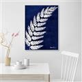 Picture of Fern on blue I  _GroupedProduct_Rectangle_Portrait_Canvas_Framed_