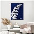 Picture of Fern on blue I  _GroupedProduct_Rectangle_Portrait_Canvas_Framed_