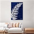 Picture of Fern on blue I  _GroupedProduct_Rectangle_Portrait_Canvas_Framed_