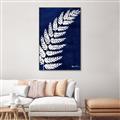 Picture of Fern on blue I  _GroupedProduct_Rectangle_Portrait_Canvas_Framed_