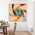 Picture of Hold the World _GroupedProduct_Square_Canvas_Framed_