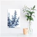 Picture of Navy Blue Eucalyptus II _GroupedProduct_Rectangle_Portrait_Unframed_Print_Only_