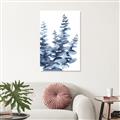 Picture of Navy Blue Eucalyptus II _GroupedProduct_Rectangle_Portrait_Unframed_Print_Only_