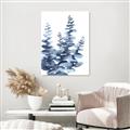 Picture of Navy Blue Eucalyptus II _GroupedProduct_Rectangle_Portrait_Unframed_Print_Only_