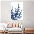 Picture of Navy Blue Eucalyptus II _GroupedProduct_Rectangle_Portrait_Unframed_Print_Only_