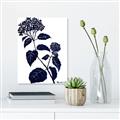 Picture of Blue Flower on White I _GroupedProduct_Rectangle_Portrait_Unframed_Print_Only_