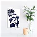 Picture of Blue Flower on White I _GroupedProduct_Rectangle_Portrait_Unframed_Print_Only_