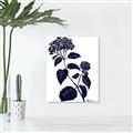 Picture of Blue Flower on White I _GroupedProduct_Rectangle_Portrait_Unframed_Print_Only_