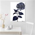 Picture of Blue Flower on White II  _GroupedProduct_Rectangle_Portrait_Unframed_Print_Only_