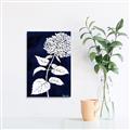Picture of Flower on Blue I _GroupedProduct_Rectangle_Portrait_Unframed_Print_Only_