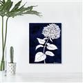 Picture of Flower on Blue I _GroupedProduct_Rectangle_Portrait_Unframed_Print_Only_